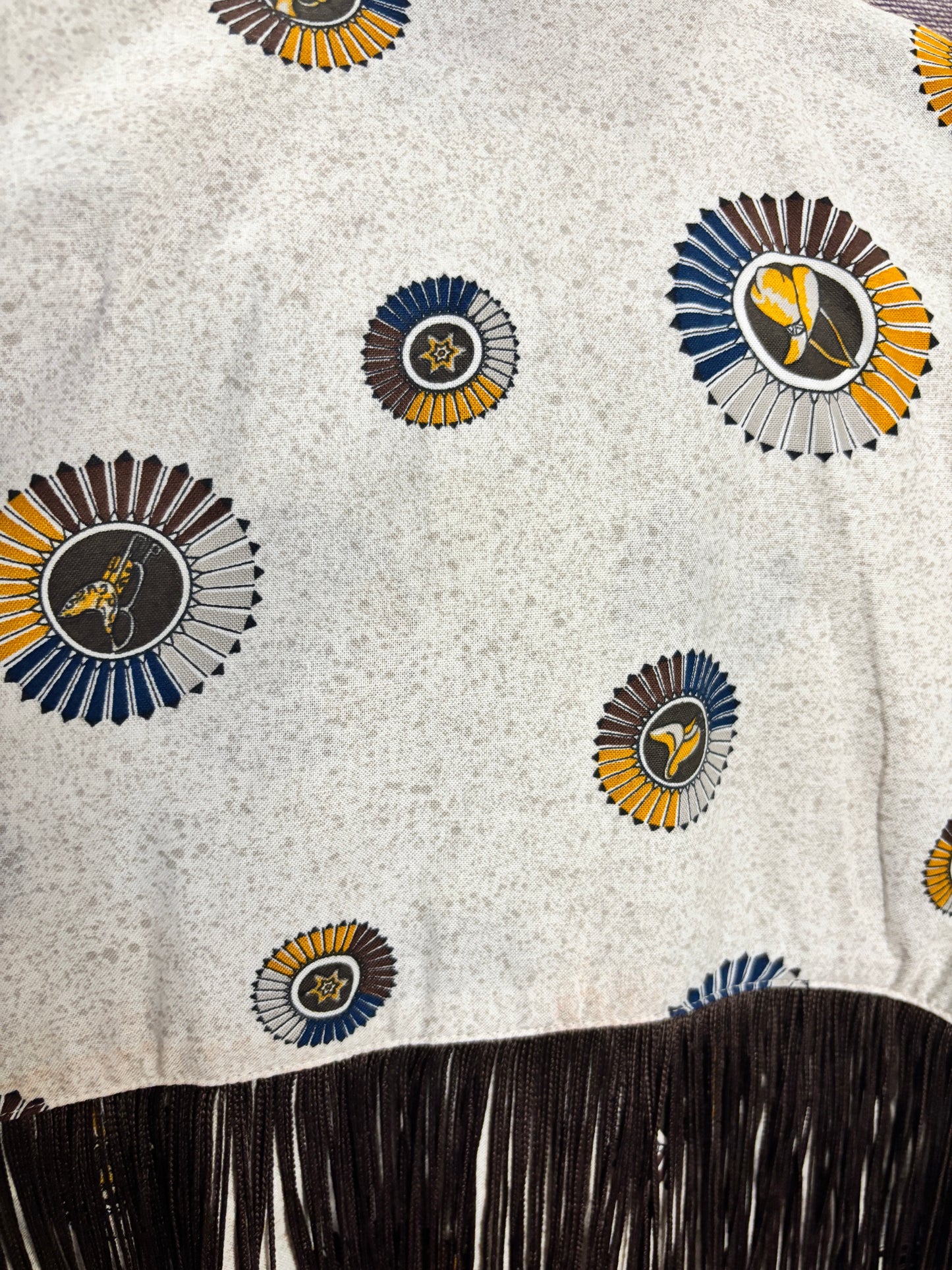 Rocky Mountain western fringe button down / 2 sizes available