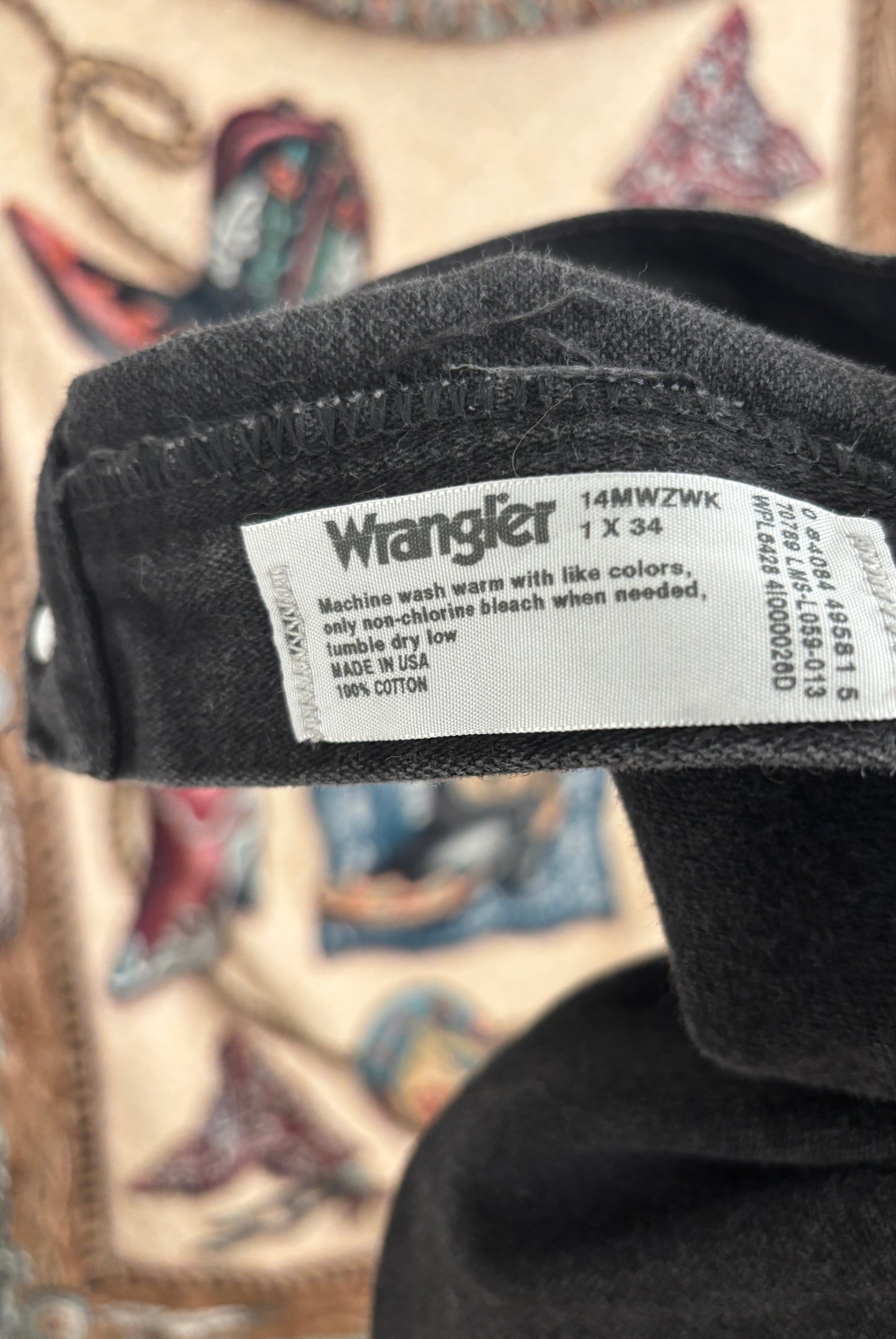 Black Wrangler jeans/(26/34)