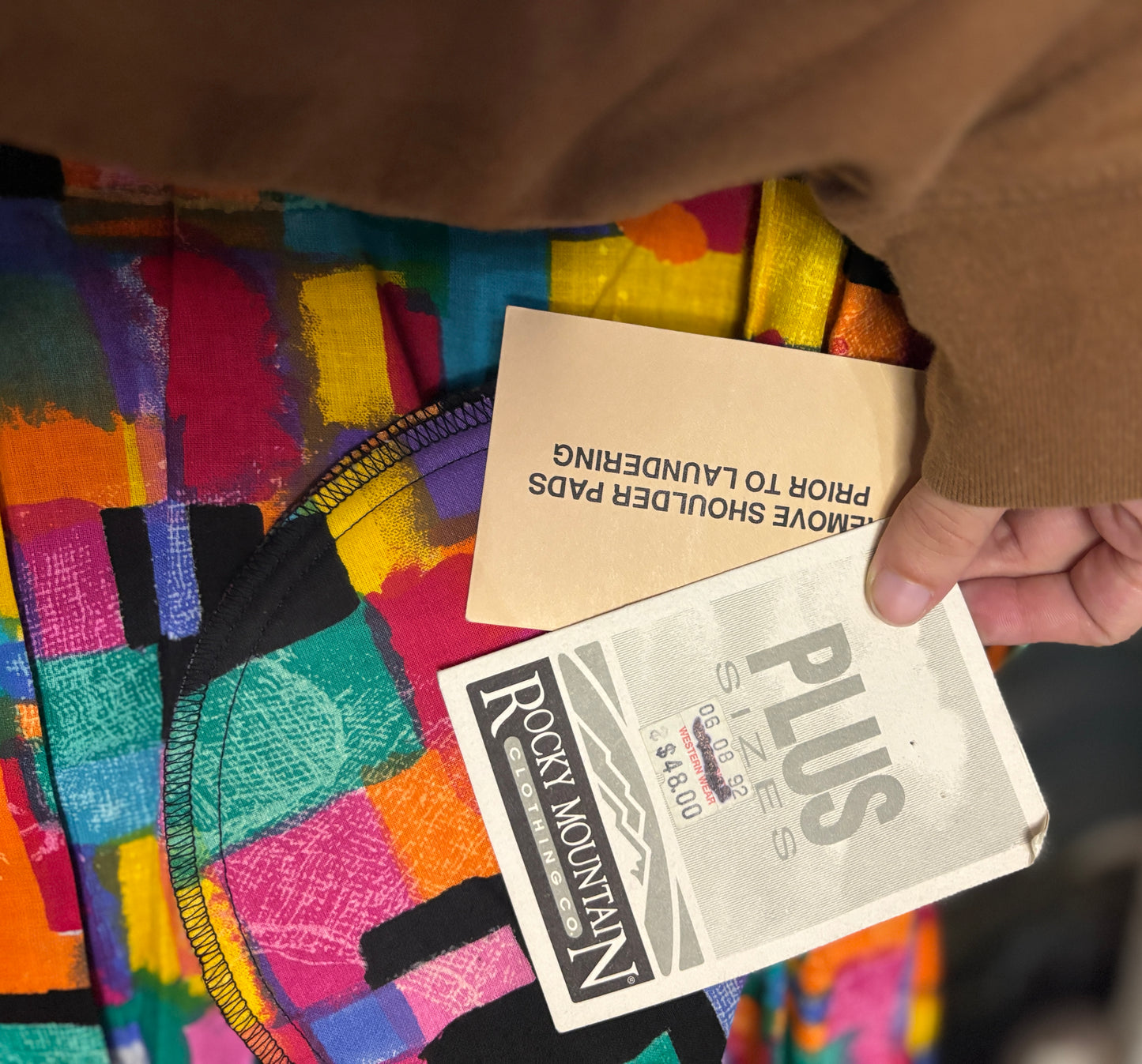 Rocky Mountain Vivid Abstract Buttondown / 2 sizes available