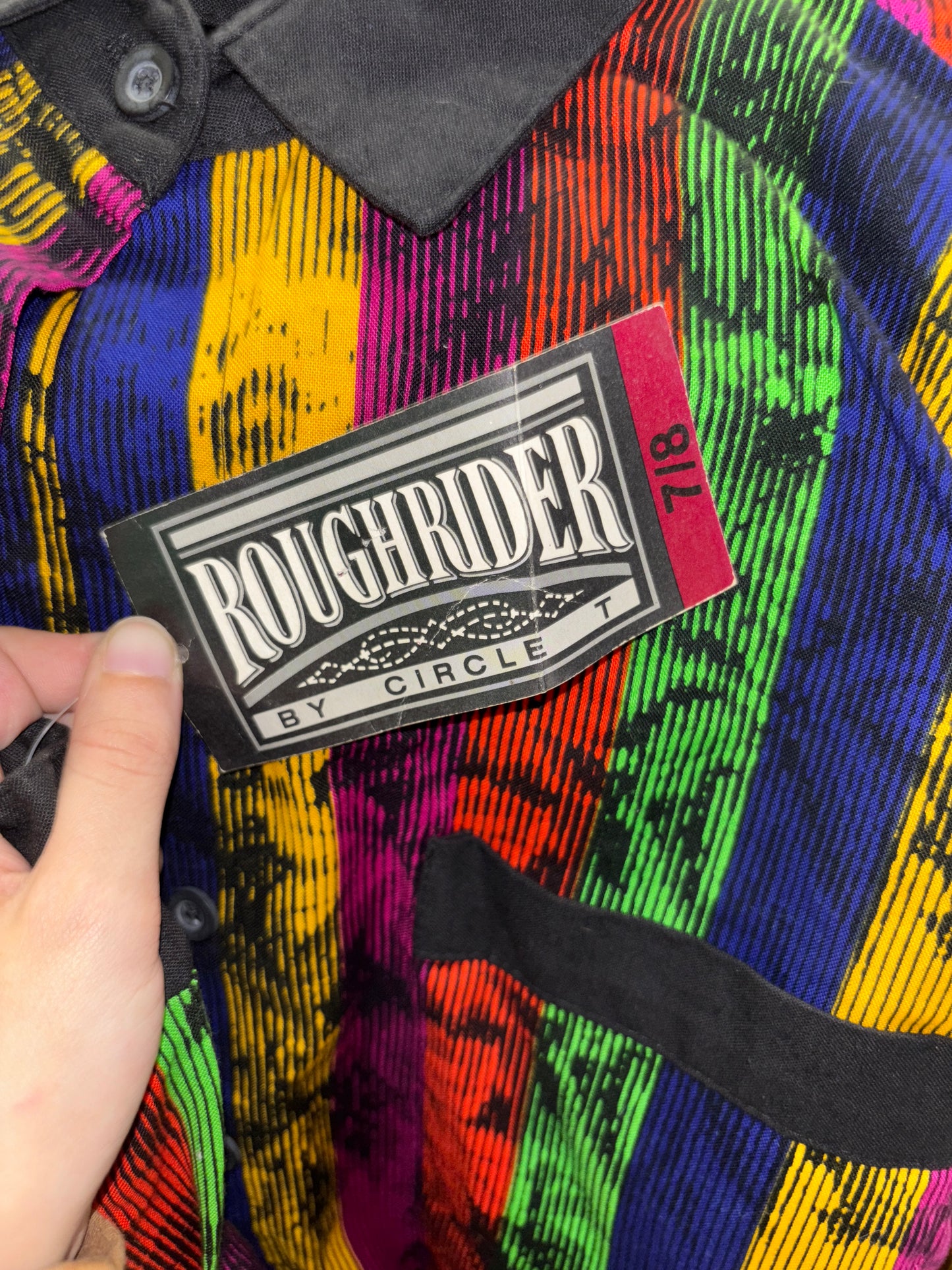 Roughrider Trippy striped Button Up / 3 sizes available