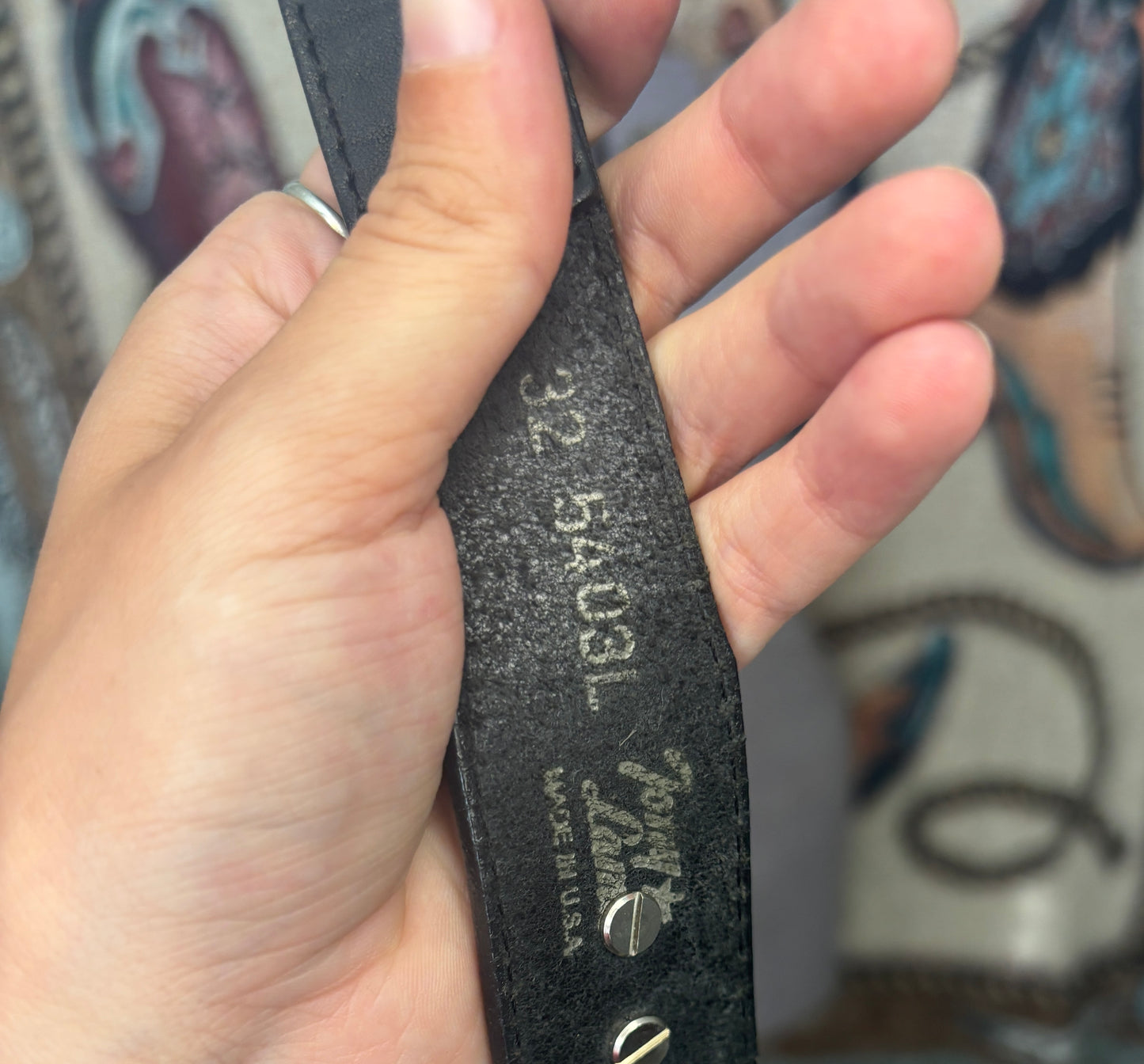 Tony lama belt