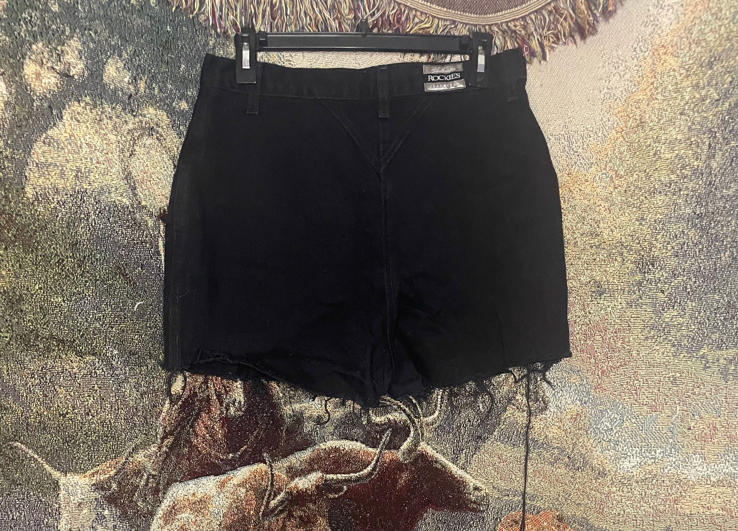 Black Rockies Cutoff Shorts / Size 30