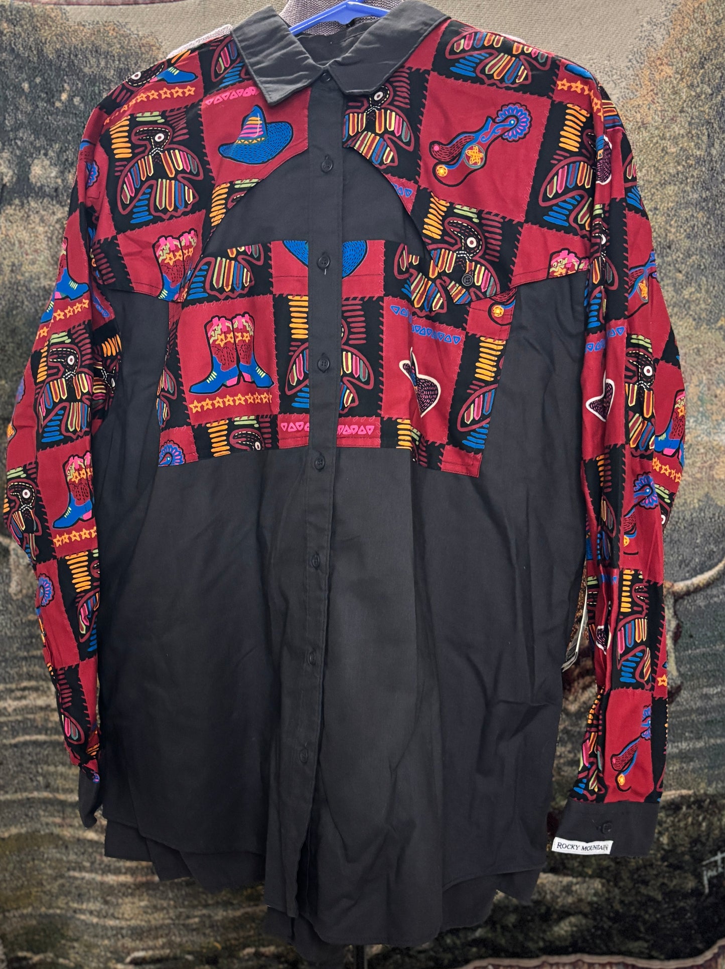 Rocky Mountain Cowboy button up / 3 sizes available
