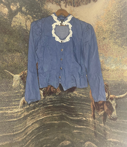 Shelbi Ranch Blouse / small/medium